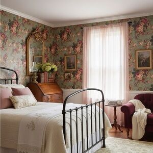 Wallpaper: Vintage Rose Pattern